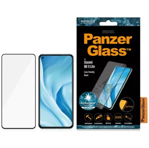 Ochranné sklo PanzerGlass E2E Regular Xiaomi Mi 11 Lite 5G, Case Friendly, Antibacterial black (8042)