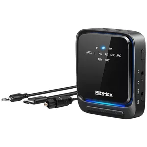 Transmitter Bluetooth 5.2 Transmitter / Receiver BlitzMax BT06, aptX (5905316145207)