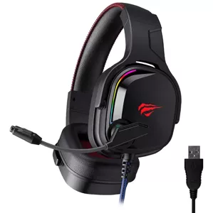 Slúchadlá Gaming headphones Havit GAMENOTE H2022U USB 7.1 RGB