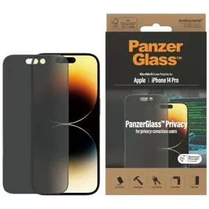 Ochranné sklo PanzerGlass Ultra-Wide Fit iPhone 14 Pro 6,1" Privacy Screen Protection Antibacterial P2772 (P2772)