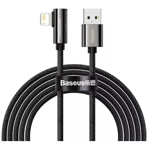 Kábel Cable USB to Lightning Baseus Legend Series, 2.4A, 2m (black) (6953156207523)