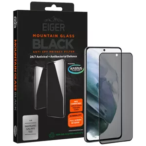 Ochranné sklo Eiger GLASS Mountain BLACK 3D Privacy Screen Protector for Samsung Galaxy S22