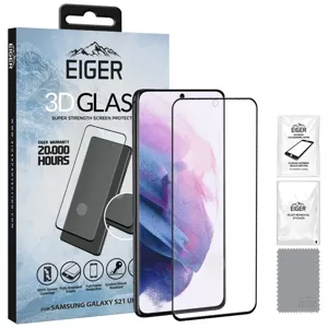Ochranné sklo Eiger 3D GLASS Full Screen Tempered Glass Screen Protector for Samsung Galaxy S21 Ultra (EGSP00714)