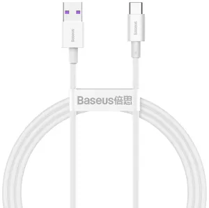 Kábel Baseus Superior Series Cable USB to USB-C, 66W, 1m (white) (6953156205505)