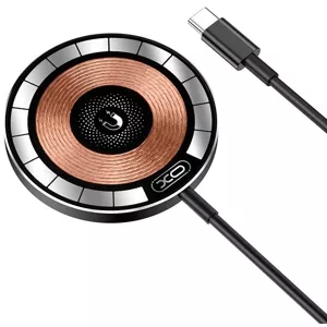 Bezdrôtová nabíjačka XO Mini Magnetic Wireless Quick Charger XO CX013 15W (black)