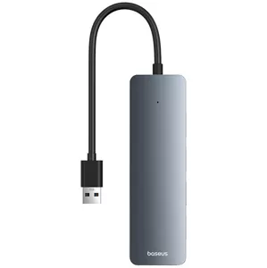 USB Hub Baseus 4in1 Hub  UltraJoy Lite USB-A to USB 3.0 15cm (grey)