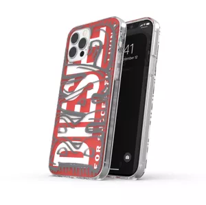 Kryt Diesel Snap Case Clear AOP for iPhone 12/12 Pro clear (42567)