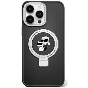 Kryt Karl Lagerfeld KLHMP13LHMRSKCK iPhone 13 Pro 6.1" black hardcase Ring Stand Karl&Choupettte MagSafe (KLHMP13LHMRSKCK)