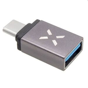 FIXED Link Redukcia z hliníka USB-A na USB-C, sivá FIXA-UC-GR