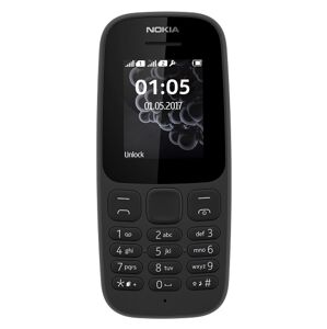 Nokia 105, Dual SIM, Black - SK distribúcia