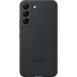 Silikónové puzdro Samsung na Samsung Galaxy S22 5G S901 EF-PS901TBE Silicone Cover čierne