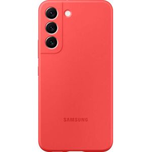 Silikónové puzdro Samsung na Samsung Galaxy S22 5G S901 EF-PS901TPE Silicone Cover červené