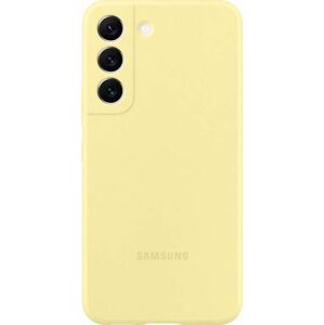 Silikónové puzdro Samsung na Samsung Galaxy S22 5G S901 EF-PS901TYE Silicone Cover žlté