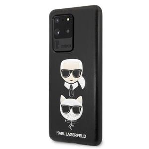 Puzdro Karl Lagerfeld KLHCS69KICKC na Samsung Galaxy S20 Ultra Karl Lagerfeld & Choupette Head čierne