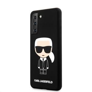 Puzdro Karl Lagerfeld KLHCS21MSLFKBK na Samsung Galax S21 Plus 5G Iconic Full Body čierne