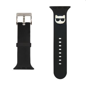 Karl Lagerfeld Choupette Head remienok pre Apple Watch 4244mm, black 57983105413