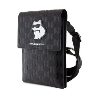 Karl Lagerfeld Saffiano Monogram Wallet Phone Bag Choupette NFT, black 57983116465