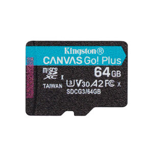 Kingston Canvas Go Plus Micro SDXC 64 GB, UHS-I U3 A2, Class 10 - rýchlosť 17070 MBs SDCG364GBSP