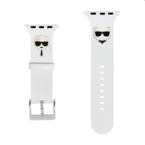 Karl Lagerfeld Karl and Choupette remienok pre Apple Watch 4244mm, white 57983105405