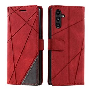Knižkové puzdro Rhombus červené – Samsung Galaxy A05s