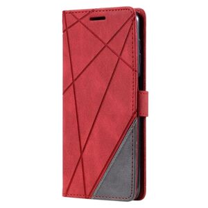 Knižkové puzdro Rhombus červené – Samsung Galaxy A14 4G/5G