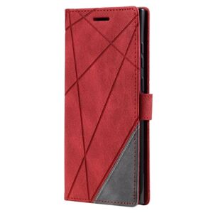 Knižkové puzdro Rhombus červené – Samsung Galaxy S23 Ultra