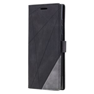 Knižkové puzdro Rhombus čierne – Samsung Galaxy S23 Ultra