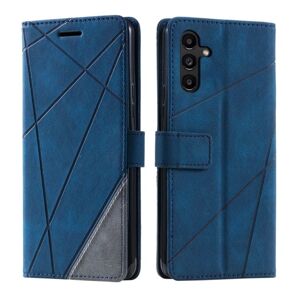 Knižkové puzdro Rhombus modré – Samsung Galaxy A05s