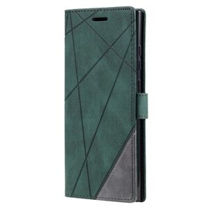 Knižkové puzdro Rhombus zelené – Samsung Galaxy S23 Ultra