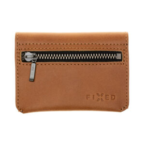 FIXED Smile Tripple Kožená peňaženka so smart trackerom, hnedá FIXSM-TR2-BRW