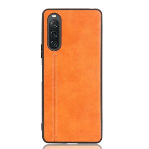 Kryt Shockproof Sewing Cow Pattern oranžový – Sony Xperia 10 V
