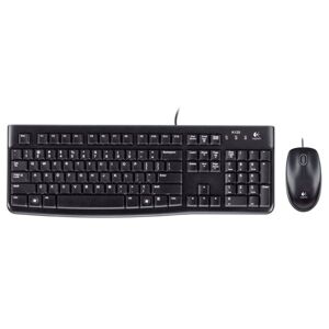 Logitech MK120 Corded Keyboard and Mouse Combo CZ 920-002536