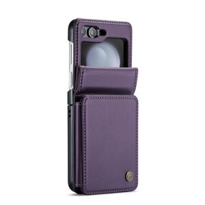 Multifunkčné peňaženkové puzdro CaseMe Business case fialové – Samsung Galaxy Z Flip 5