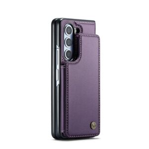 Multifunkčné peňaženkové puzdro CaseMe Business case fialové – Samsung Galaxy Z Fold 5