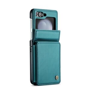 Multifunkčné peňaženkové puzdro CaseMe Business case zelené – Samsung Galaxy Z Flip 5