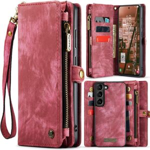 Multifunkčné peňaženkové puzdro CaseMe Detachable červené – Samsung Galaxy S23+