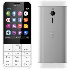 Nokia 230, Dual SIM White silver A00026951
