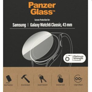Ochranné sklo PanzerGlass Flat Glass AB pre Samsung Galaxy Watch 6 43 mm, priesvitné 3685