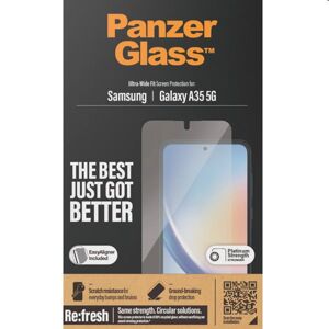 Ochranné sklo PanzerGlass Re:fresh UWF s aplikátorom pre Samsung Galaxy A35 5G, čierne 7357