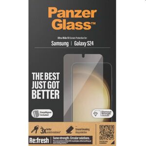 Ochranné sklo PanzerGlass Re:fresh UWF s aplikátorom pre Samsung Galaxy S24, čierne 7350