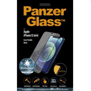 Ochranné temperované sklo PanzerGlass Case Friendly pre Apple iPhone 12 Mini, čierne 2710