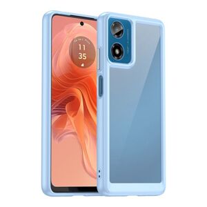 Ochranný kryt Colorful Acrylic case modrý – Motorola Moto G04 / G24