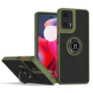 Odolný kryt Shadow Ring case zelený – Motorola Moto G04 / G24