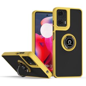Odolný kryt Shadow Ring case žltý – Motorola Moto G04 / G24