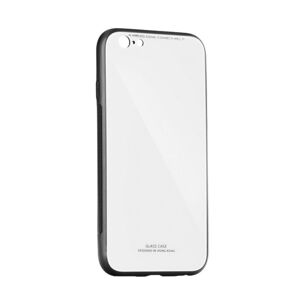 Sklenený kryt Glass Case biely – Samsung Galaxy J6+