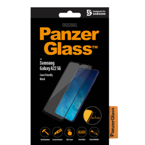 Tvrdené sklo na Samsung Galaxy A22 5G PanzerGlass Case Friendly čierne