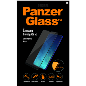Tvrdené sklo na Samsung Galaxy A33 5G  PanzerGlass Case Friendly čierne