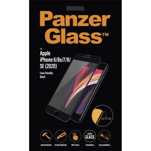 Ochranné temperované sklo PanzerGlass Curved pre  iPhone SE 20SE 22876s6, čierne 2701