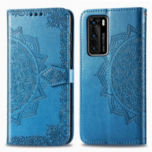 20455
ART Peňaženkový kryt Huawei P40 ORNAMENT modrý