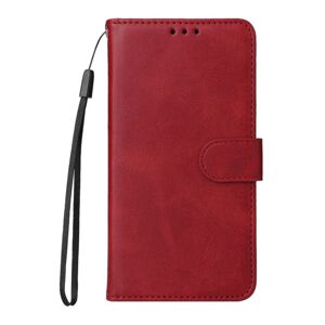 Peňaženkové puzdro Classic Leather case červené – Oppo Reno11 F 5G